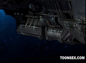 Марсианин трахет инопланетянку на космическом корабле